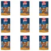 Image de Rinti Chicko Petits Anneaux à mâcher | Pack de 9 | 9 x 150 g | Fait de Peau de boeuf résistante recouverte de Viande de Poulet | Corps nettoyants à Base de minéraux | Refermable