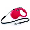 Image de flexi® Classic S | Laisse rétractable à sangle de 5 m pour petits chiens jusqu'à 15 kg | Rouge | laisse à enrouleur pour chien | Poids : 200 g | Dimensions : 10 x 16,5 cm