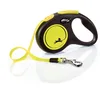 Image de flexi® Neon S | Laisse rétractable à sangle de 5 m pour chiens jusqu'à 15 kg | Noir / jaune fluo | laisse à enrouleur pour chien | Poids : 210 g | Dimensions : 10 x 16,5 cm