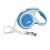 Image de Flexi® Comfort M | Laisse rétractable à Sangle de 5 m pour Chiens jusqu'à 25 kg | Bleu | Laisse à Enrouleur pour Chien | Poids : 300 g | Dimensions : 11,6 x 18,8 cm