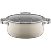 Image de WMF W0519915290 Fusion Tech Mineral Pro Casserole Basse MQ Quartz laiteux Cocotte peu profonde Compatible Induction Cuisson sans eau Matériau minéral dérivé de minéraux naturels