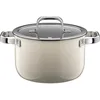 Image de WMF - Poêle profonde de 20 cm, adaptée au feu à gaz IH, cuisine sans eau, matériau minéral créé à partir de minéraux naturels « Fusion Tech MineralPro Hycacerol MQ »