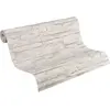 Image de A.S. Création Papier peint intissé - pierre en gris et blanc - Papier peint pour différentes pièces - 10,05 m x 0,53 m