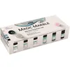 Image de KREUL 73613 - Peinture marbrée Magic Marble, Chalky Living Set, 6 x 20 ml peinture pour marbrer par trempage le bois, le verre, le plastique, le papier et le polystyrène