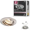 Image de Paulmann 17955 Premium Encastrés, orientable, max. 50W, 12V, GU5,3 51 mm, Acier brossé/Alu zinc