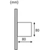 Image de Paulmann Cybo Applique d'extérieur LED, 2.700 K, 8 x 8 cm, blanc