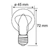 Image de Paulmann Ampoule LED E27 5W goutte 2.700K claire