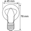 Image de Paulmann E14 2,6 W 825 ampoule goutte LED dorée