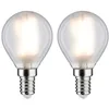 Image de LED fil sphérique x2 470lm E14 2700K Dépoli 4,5W 230W