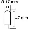 Image de Paulmann ampoule broche LED GY6,35 3,5W 2 700K x3