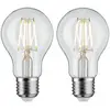 Image de Paulmann ampoule LED E27 5W 2 700K filament par 2