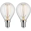 Image de Paulmann ampoule LED E14 2,7W 2700K filament par 2