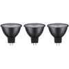 Image de Paulmann 28912 Lampe LED à réflecteur Kit de 3 12 V 3x450 lm 36° 3 ampoules de 6 watts, gris, 2700 K, GU5,3