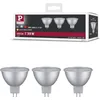 Image de Paulmann 28914 Lampe LED à réflecteur, kit de 3 ampoules, 12 V, 3 x 450 lm, 36°, 3 x 6 W, chrome, 2700 K, GU5,3