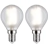 Image de Sphère LED fil x2 470lm E14 4000K dépoli 4,5W 230V