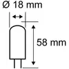 Image de Pauleen ampoule à broche LED, G9, 4,6 W, claire, 2.700 K