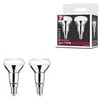Image de Paulmann 29049 Standard 230V Réflecteur LED R50 230V pack de 2 2x5W 2x420lm Argent Verre 2700K - Blanc chaud E14