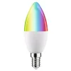 Image de Paulmann 29146 Standard 230 V Smart Home Zigbee LED ampoule E14 470lm 5W RGBW+ gradable Dépoli ampoule