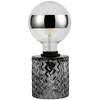 Image de Pauleen Paulmann 48083 Crystal Smoke Lampe à poser max. 20 W, culot E27, ampoule rétro, style vintage, verre fumé, 230 V, verre