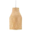 Image de Pauleen 48198 Luminaire en suspension Woody Romance 20 watts max. beige, blanc bambou, métal E27