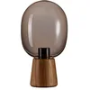 Image de Pauleen 48232 Poser Mystical Gleam Max. 20 Watt Lampe de Chevet de Look Boho Naturel E27, Verre fumé, Bois