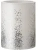 Image de Pauleen 48247 Glowing Glitter BIG Candle Bougie en cire avec batterie et fonction minuterie 6H Minuterie Blanc/argenté