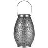 Image de Paulmann Pauleen 48294 lanterne solaire à LED « Sunshine » Tem, hauteur 23,5 cm, argent, IP44, lampe solaire