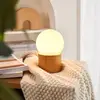 Image de Pauleen Woody Shine lampe de table, bois/verre