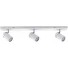 Image de Paulmann Licht 66713 Spots Zyli, IP44, max. 3x10W, GU10, Blanc/Chrome, 230V, Métal