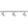 Image de Paulmann Zyli spot plafond blanc/chrome, 3 lampes