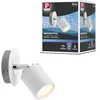 Image de Paulmann 66717 Spots Tube, IP44, max. 1x10W, GU10, Blanc/Chrome, 230V, Métal