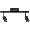 Image de Paulmann 66751 Spot Carolina IP44 max. 2x10 watts gradable spot de plafond Anthracite, Chrome éclairage de plafond Métal spot pour plafond GU10