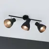 Image de Paulmann Davy plafonnier noir à 3 lampes