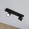 Image de Spot pour plafond Paulmann Zyli noir longueur 40 cm à 2 lampes IP44