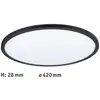 Image de Paulmann Atria Shine 3-step noir 830 Ø42cm cm
