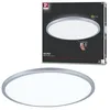 Image de Paulmann 71006 Panneau LED Atria Shine 420 mm 3 Step Dim rond avec 1 x 22 W dimmable blanc lumière du jour chrome mat Panneau lumineux matière plastique Panneau de plafond 4 000 K