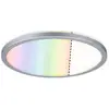 Image de Paulmann Atria Shine Panneau à intensité variable chrome RGBW Ø29cm