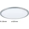 Image de Paulmann Atria Shine Panneau à intensité variable chrome RGBW Ø42cm