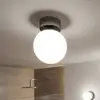 Image de Plafonnier LED Paulmann Gove à 1 lampe chrome 5W