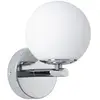 Image de Applique murale LED Paulmann Gove IP44 à 1 lampe, finition chromée