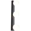 Image de Paulmann 71070 Appliques Selection Bathroom Gove IP44 G9 230 V max. 3x20W gradable Noir mat, Satin luminaire de salle de bain