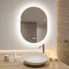 Image de Miroir mural Paulmann Mirra 80 x 60 cm CCT blanc à intensité variable