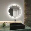 Image de Miroir mural Paulmann Mirra Ø59cm CCT à intensité variable noir