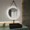 Image de Miroir suspendu Paulmann Mirra Ø59cm CCT à intensité variable noir