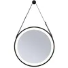 Image de Paulmann 71092 Miroir lumineux LED Miro IP44 Tunable White 200lm 230V 7,5W Miroir LED, Noir mat luminaire de salle de bain