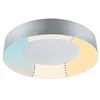 Image de Paulmann 71095 Plafonnier LED Casca IP44 White Switch 2300lm 230V 25W Noir Alu rond Métal, plastique 3000 K