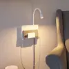 Image de Paulmann Halina applique murale LED USB, bras flexible blanc