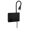 Image de Paulmann 71101 Applique LED Halina USB C 2700K 200lm 230V 2,4W Noir mat Lampe de lecture murale