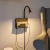 Image de Paulmann Halina Applique murale LED USB, bras flexible noir