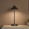 Image de lampe à poser LED rechargeable Paulmann Pellini, noir, down, CCT